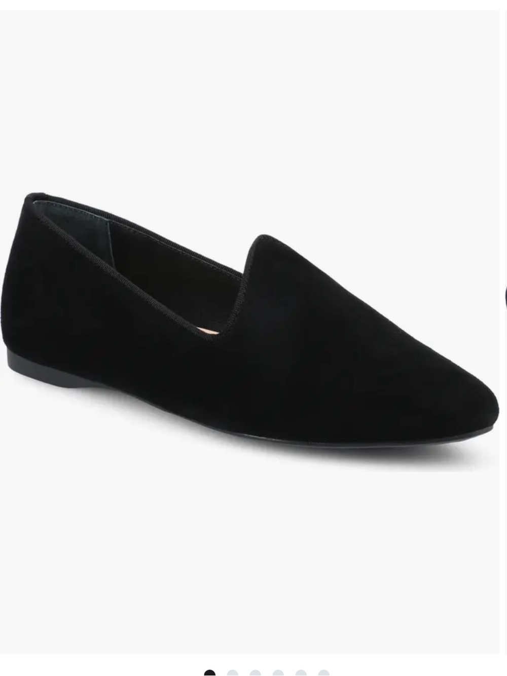 Birdies Black Heron Suede-Look Slip-On Loafers